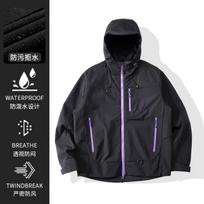 Vintage Football Club Style Windbreaker L black