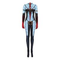 Avatar Fire and Ember Cosplay Cosplay Suit One Piece Bodysuit Female S gray