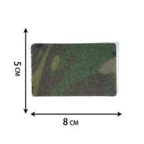 New camouflage self-adhesive Velcro clothing uniform LOGO patch tactical style hook face wool cloth sticker Camouflage velcro rough surface (8*5cm)