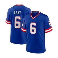 Jaxson Dart 6 New York Giants Football Jersey Mens Embroidered Sports Uniform XXXL