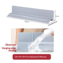 Multiple Purpose Elastomer Water Dam Guard Flexible Seal Ribbon For Kitchen Bathroom Sink Unequipped Required A7