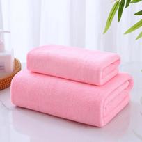 Solid Microfiber Cleaning Rag Towels for Hotel Thickened Absorbent Quick-Drying Beachtowel Gas Station Car Wash Glass Gift Towel 40x40cm 10pcs pink