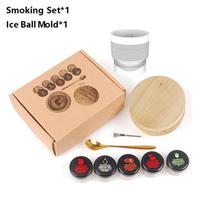 Cocktail Smoker Kit Gifts for Men Drink Smoker Kit & 1 Flavors Wood Chips Bourbon Whiskey Smoker Old Fashioned Smoker Kit