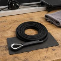 Reinforced Loops Pilates Reformer Rope Fray Resistant Fitness Equipment black