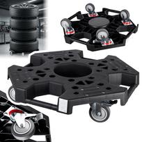 Platform Stand for Large Wheels Tires 250Kg Transport Trolley for Wheels Rims
