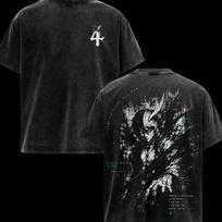Ulquiorra Cifer BLEACH Clothing Men Women Short Sleeve Manga T-shirts Summer Washed T Shirt Casual Cotton Tee Harajuku Tshirt M black