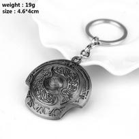 Dota 2 Immortal Shield Keychain & Car Pendant gray