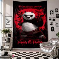 Wall TapestryKung Fu Panda Art Hanging Cloth Decorative Background Cover for Room Decoration 150cmx200cm