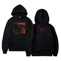 Singer Joji Pixelated Kisses Album Graphic Hoodie Men Women Casual Vintage Pullover Hoodies Men's Hip Hop Rock Punk Sweatshirt XL black
