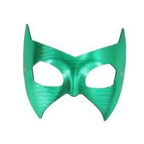 Masquerade Half Face Mask Handsome Cosplay Mask Stage Performance Bat Eye Mask  Role Play žalia