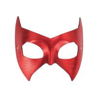 Masquerade Half Face Mask Handsome Cosplay Mask Stage Performance Bat Eye Mask  Role Play raudona