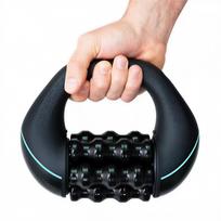Portable Roller Massager for Foot, Shoulder, Neck, Waist, Legs, Abdomen, and Back beige