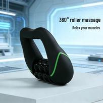 Portable Roller Massager for Foot, Shoulder, Neck, Waist, Legs, Abdomen, and Back