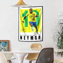 Brazilian Footballer Number Ten Wall Decor Tapestry Art For Pet Memorial Birthdaywedding Party Backdrop Family Gift 100cmx150cm