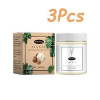 Shea Butter Body Lotion Moisturizing Magnesium Body Butter Nourishing Skin Soft Smooth Soothes Muscles Body Skincare Cream 3PCS