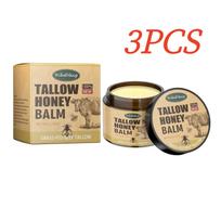 WOODSLEEP Tallow Honey Balm Powerful Moisturizing Keep Skin Moist Smooth Relieve Dryness Easy To Absorb 3PCS