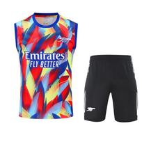 2025-2026 Inter Milan Training Vest Mens Short Sleeve Soccer Warm-Up Top Bamboo Charcoal Fiber Sportswear XXL red