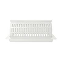 Insert Fit Floor Vent Cover with Metal Grille and Adjustable Louvers for Indoor Opening Replacement and Air Guidance 50x250 white white