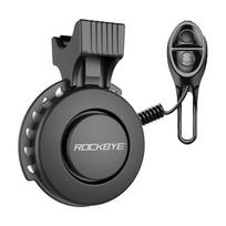 Rockbye Waterproof Scooter Bike Electronic Loud Horn 120dB-60dB Adjustable Warning Safety Electric Bicycle Handlebar Ring Bell2 Electric Horn black