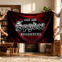 Can-Am (1) Personalized Name Blanket Soft Cozy Gift for Sofa Bed Couch Home Decoration 100cmx150cm