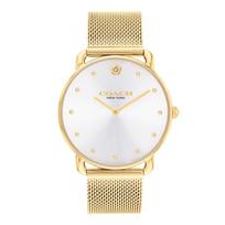 Watch ELLIOT Silver Dial Mesh Strap 14504208 [Coach][Authorized Import] Women's beige
