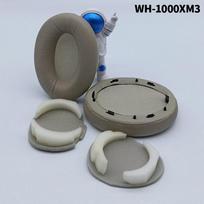 Atsarginis ausų pagalvėlė Sony Wh-1000Xm3 ausinėms, ausų pagalvėlė, ausų kaušeliai, ausų dangtelis A2 gray