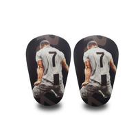 1 Pair Mini Football Shin Guards Thickened Mini Design Fan Commemorative Collectible For Football Souvenir Gift Youth Adult 1 Burgundy XXS