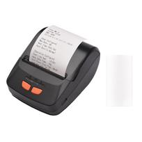 Receipt Printer Portable 58mm Mobile Thermal Printer Wireless BT Mini Bill Ticket Printing Compatible with Android iOS Windows with Rechargeable Batt