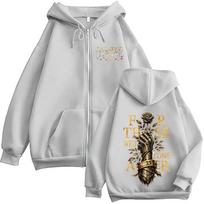 Game Clair Obscur Expedition 33 for Those Who Come After Zipper Hoodies Men's Clothing Fashion Zip Up Hooded Sweatshirts Jackets L white