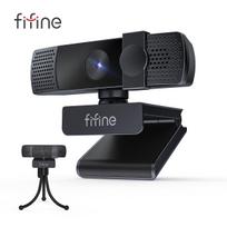 FIFINE 2K/4K USB Webcam With AutoFocus For YouTube,PC/Mac Camera With Privacy Cover For Gaming/Live Streaming/Meeting-K436/K438
