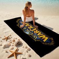 Blizzard Entertainment World of Warcraft soft beach towel, outdoor camping vacation swimming beach towel, outdoor absorbent bath towel blanket S1 80cmx160cm(31x63inch)