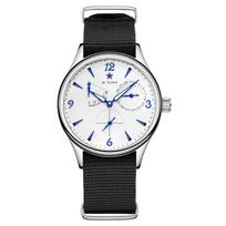 TIME TOKEN 40mm Vyriškas mechaninis laikrodis 1963 Pilotų stiliaus Seagull ST1780 mechanizmas Karinių oro pajėgų aviacija Safyro stiklas reloj hombre white