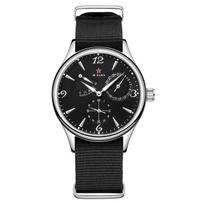 TIME TOKEN 40mm Vyriškas mechaninis laikrodis 1963 Pilotų stiliaus Seagull ST1780 mechanizmas Karinių oro pajėgų aviacija Safyro stiklas reloj hombre black