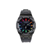 CASIO Unisex 44mm Juodas laikrodis GA-2100-1A1(Žiūrėti1--) Regular Box black