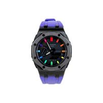 CASIO Unisex 44mm Juodas laikrodis GA-2100-1A1(Žiūrėti1--) Regular Box black