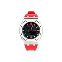CASIO Unisex 44mm Juodas laikrodis GA-2100-1A1(Žiūrėti1--) Regular Box black