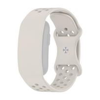 For Garmin Cirqa Smart Band Sports Wristband Breathable Silicone Strap Replacement Wristband white