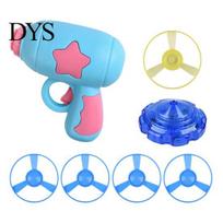 LED Pet Toy Cat Frying Disc Launcher Indoor Outdoor Play Dazzling Night Tracking Spinning Propeller Colorful dangaus mėlyna spalva