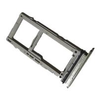 Dual Sim Card Holder Slot Tray For Samsung Galaxy S10 S10+ G9730 Silver gray