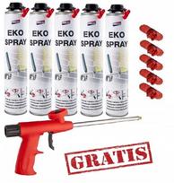 Polynor Eco Pur Spray Foam Set of 6 Elements Thermal Insulation