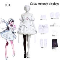 Svetimas Scenos Zombio Būklė Mizi Cosplay Kostiumas Perukas Rožinė Mini Suknelė Mielas Didelis Kaspinas Blizganti Klostuota Sijonas Idolės Scenos Apranga Pilnas Rinkinys L&Other
