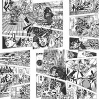 Populiarūs japoniški anime lipdukai ant sienų Tapetai kambario dekoravimui JOJO's Bizarre Adventure,100 Papers