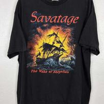 T Shirt Vintage Anni 90 Savatag 1998 Wake Of Magellan Band 16d392 Vintage Washed Comfortable Soft Stretched Slightly Homme 2XL brown