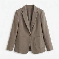 Klache Lady Herringbone Jacket B4m1900 light brown/66 gray
