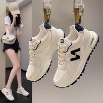 Women's Versatile Thick Sole Sports Shoes - Lightweight, Soft, Comfortable Running & Casual Footwear 40 mėlyna/balta