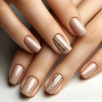 24Pcs Fashion Fake Nails Press on Long Ballet False Nails Art with Flower Design Brown Detachable Full Cover Nail Tips Manicure brown