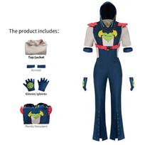 Jojos Bizarre Adventure Jonathan Joestar Cosplay Suit With Polyester Fabric For Anime Convention Events XS gray