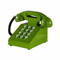Vintažinio telefono modelis Retro stalo ornamentas Tvirtas namų dekoravimui žalia