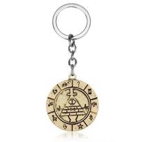 Gravity Falls Triangle Bill Necklace & Dipper's Journal Keychain