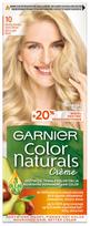 Garnier Color Naturals Hair Cream, Permanent, Nourishing Color, No. 10